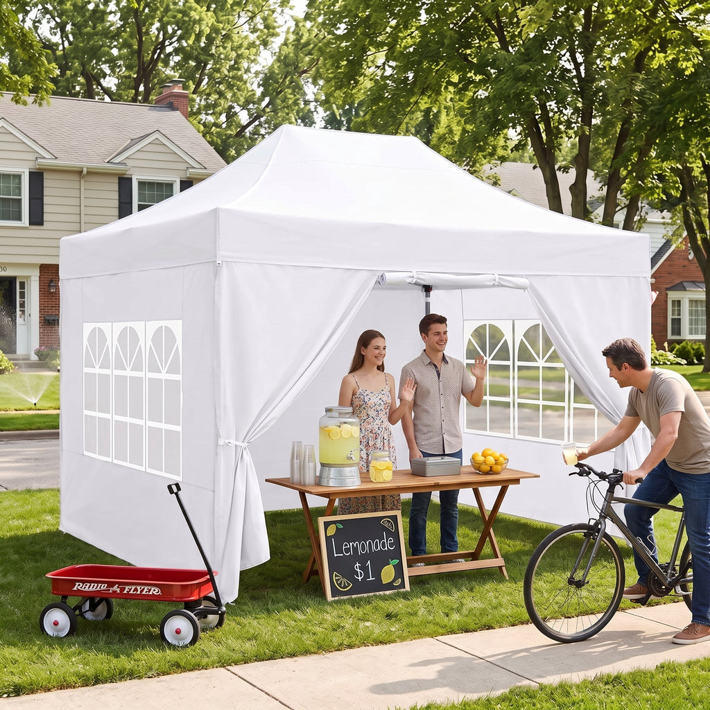 10x15 FT Pop-Up Gazebo Outdoor Canopy