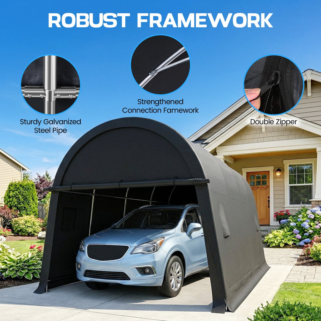 12x20 Carport Heavy Duty Portable Garage Car Port