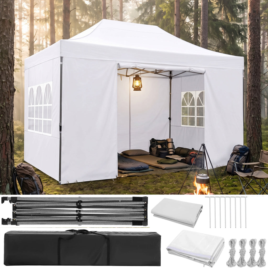 10x15 FT Pop-Up Gazebo Outdoor Canopy