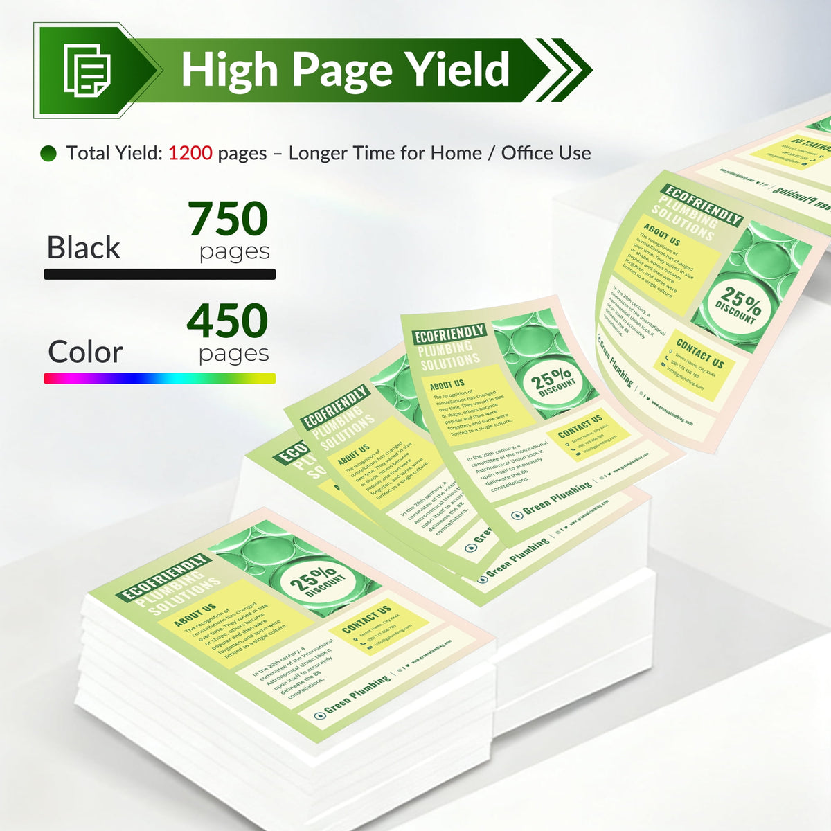 64XL Ink Cartridge Combo Pack Compatible for HP64 XL Ink Cartridge Ink 64XL for Envy Photo 7855 7858 7800 7155 6255 7900e Printer Ink（Black, Tri-Color）