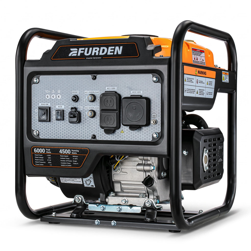 6000W Inverter Generator, Gas Generator for Home Backup and Outdoor Camping
