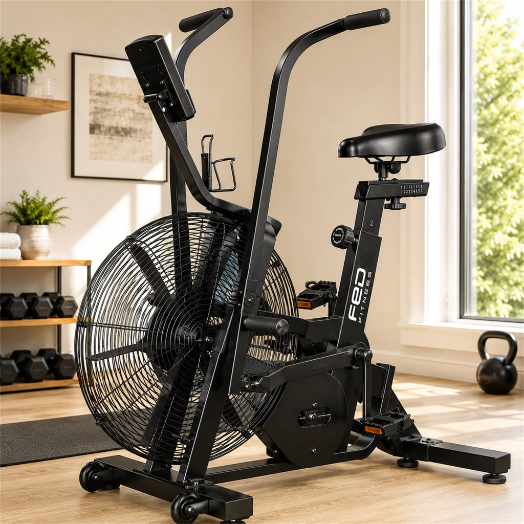 EB9 Air Bike, 21.5" Fan Exercise Bike with Bluetooth for Home Gym