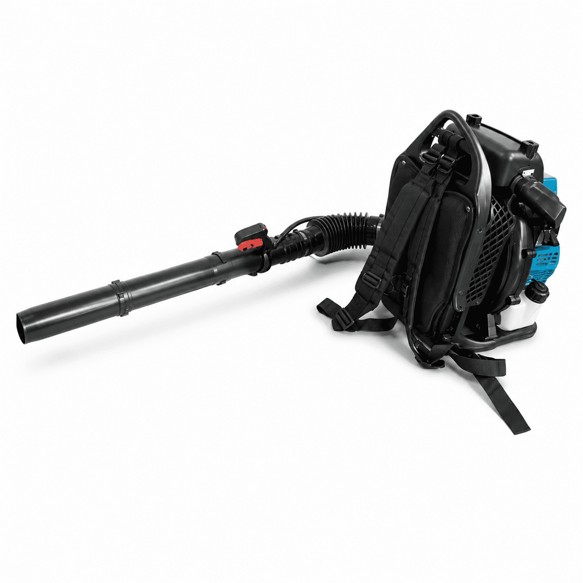 Gas Backpack Leaf Blower, 75.6CC Powerful Engine 2-Cycle Outdoor Leaf Blower with 87M/S Air Speed, High Air Volume, Padded Harness, Long Reach Tube for Yard, Lawn and Debris Cleanup