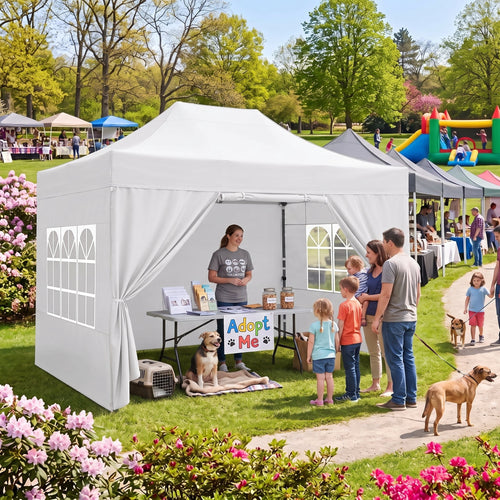 10x15 FT Pop-Up Gazebo Outdoor Canopy