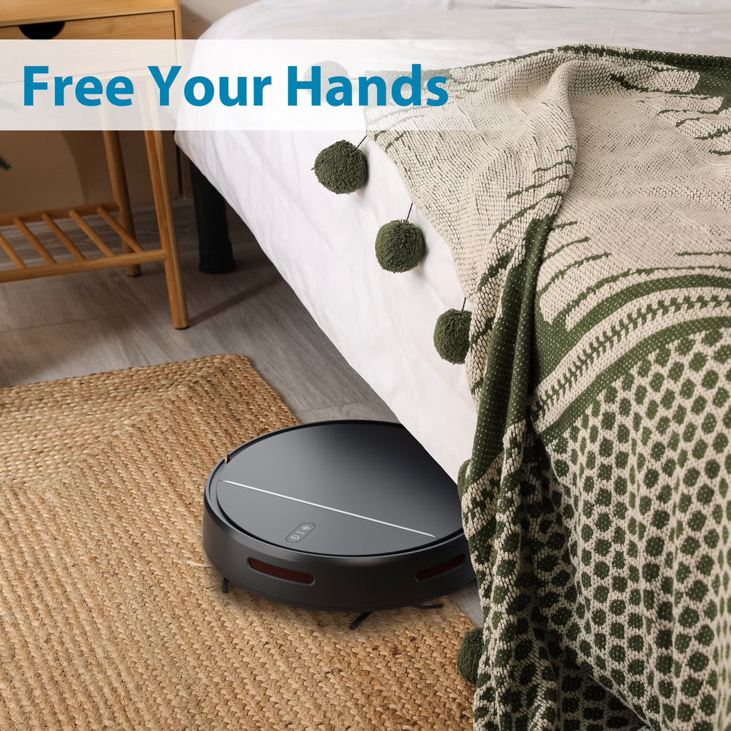 Robot Vacuum Cleaner with 2800Pa,Featured Carpet Boost,Tangle-Free,Ultra Slim,Self-Charging C1 v2